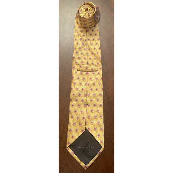 Ermenegildo Zegna Made In Italy Men’s Neck Tie 100% Silk L58” L4” - Picture 2 of 7
